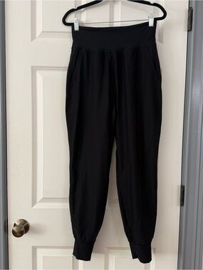Old Navy Black High-Rise Ribbed Jogger Pants